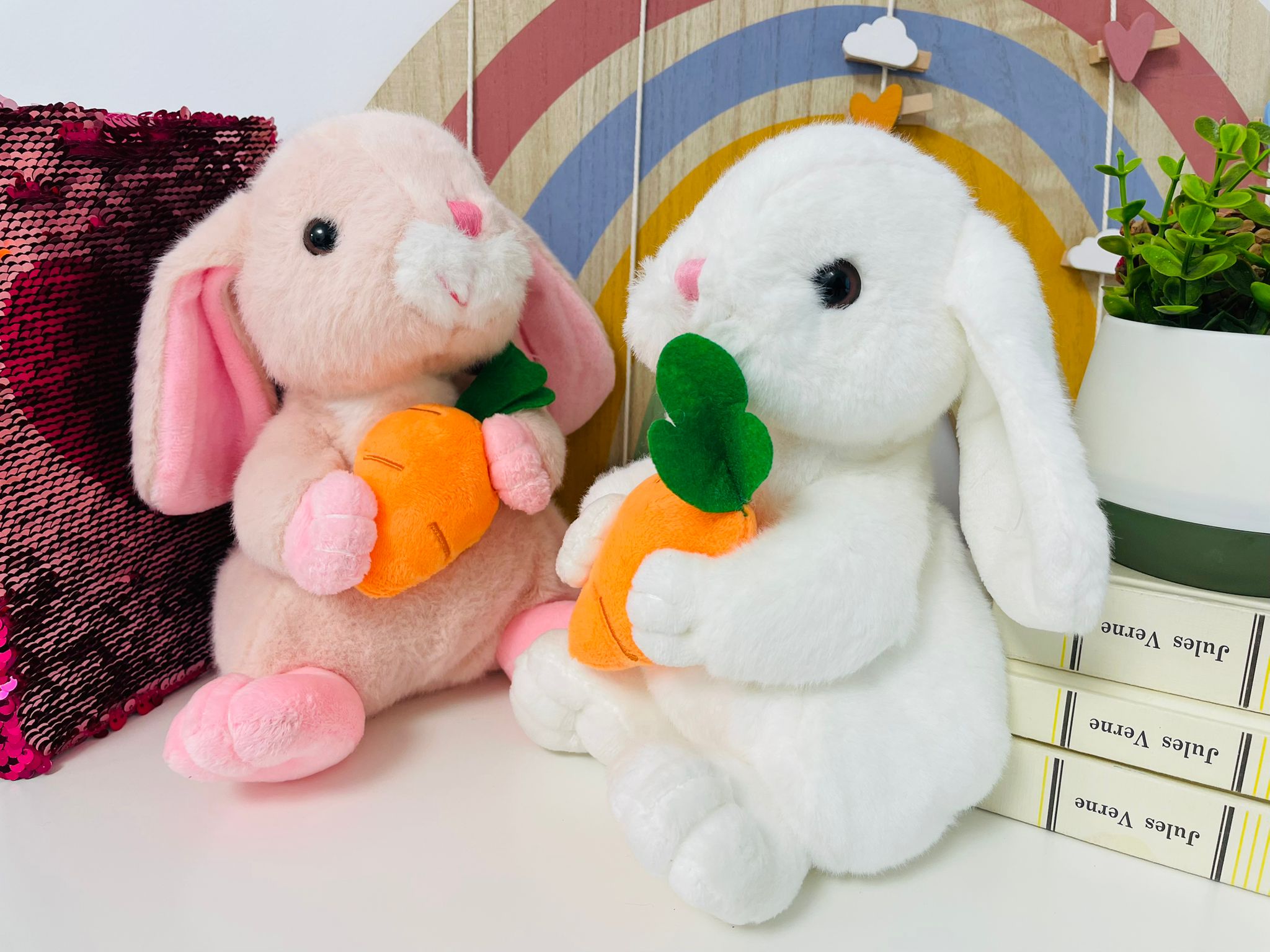 Set 2 Jucării de Pluș – Ronie și Mina